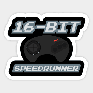 16-Bit Speedrunner Sticker